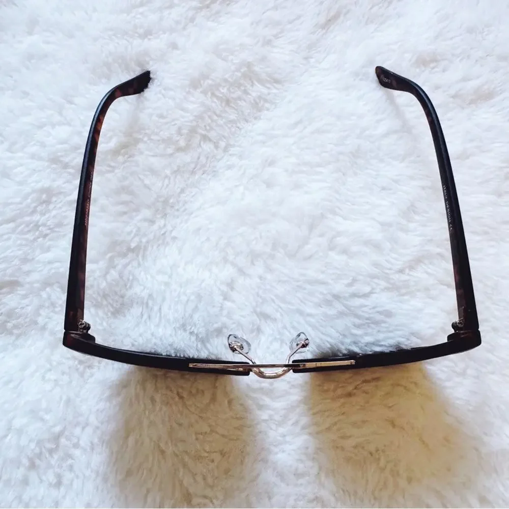Ansel Tortoise Brown Bold Round Sunglasses